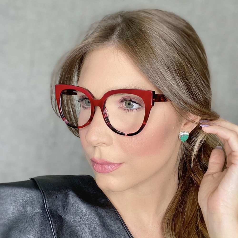 oticagriss oculos de grau retangular vermelho com tartaruga 189 1 oticagriss oculos de grau retangular vermelho com tartaruga 189 1