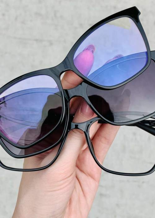oticagriss oculos clip on preto 196