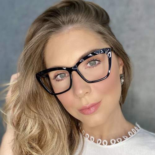 oticagriss oculos de grau gatinho preto 195 2