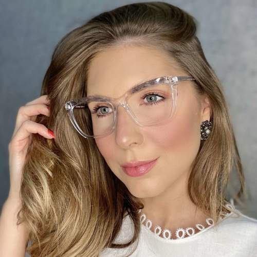 oticagriss oculos de grau gatinho transparente 195 3