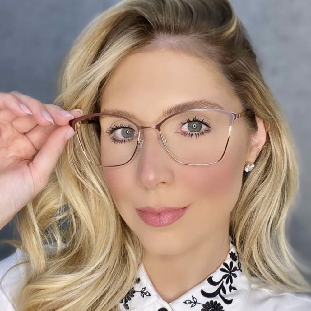 oticagriss oculos de grau quadrado marrom 202