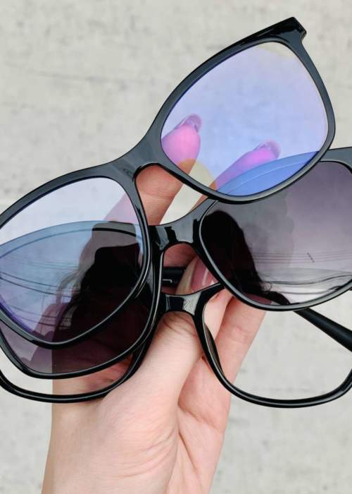 oticagriss oculos clip on preto 197