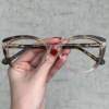 oticagriss oculos de grau gatinho transparente com tartaruga 206 oticagriss oculos de grau gatinho transparente com tartaruga 206