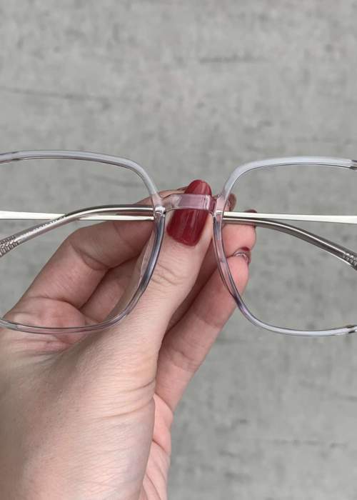 oticagriss oculos de grau quadrado transparente 208