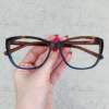 oticagriss oculos de grau gatinho azul com tartaruga 212 oticagriss oculos de grau gatinho azul com tartaruga 212