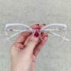 oticagriss oculos de grau gatinho transparente 214