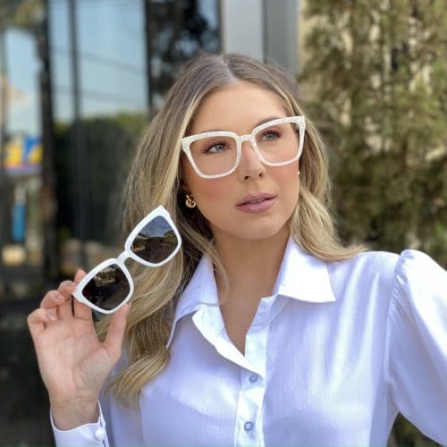 oticagriss oculos clip on em acetato quadrado madreperola 227 3