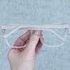 oticagriss oculos clip on em acetato quadrado nude 227 2 oticagriss oculos clip on em acetato quadrado nude 227 2