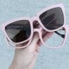 oticagriss oculos clip on em acetato quadrado rosa 227 oticagriss oculos clip on em acetato quadrado rosa 227