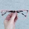 oticagriss oculos clip on em acetato quadrado rosa 227 2 oticagriss oculos clip on em acetato quadrado rosa 227 2