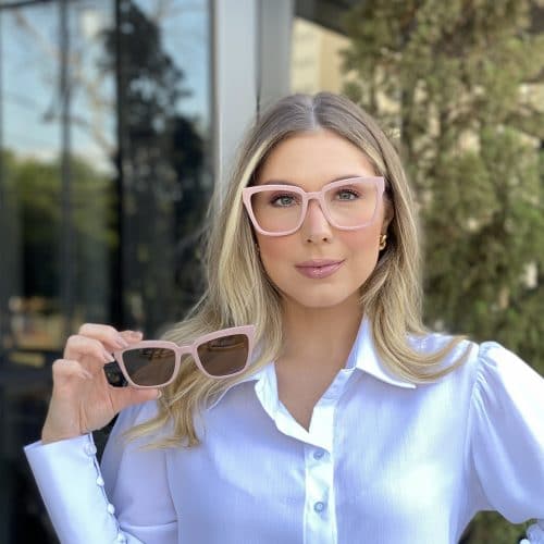 oticagriss oculos clip on em acetato quadrado rosa 227 3