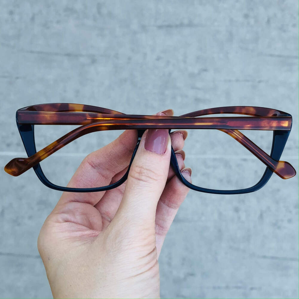 oticagriss oculos de grau em acetato gatinho azul 216 1