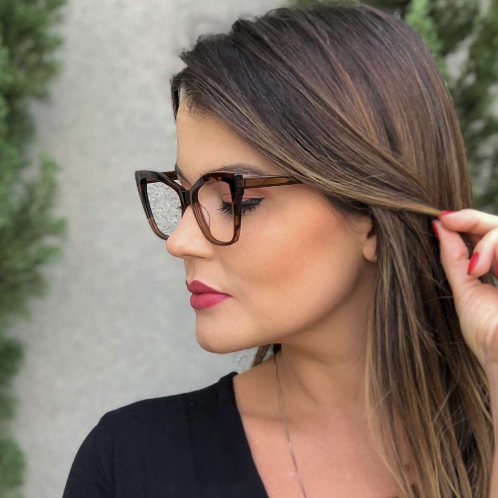 oticagriss oculos de grau em acetato gatinho marrom 217 3