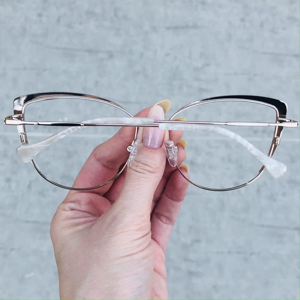 oticagriss oculos de grau em metal gatinho branco 222 1 oticagriss oculos de grau em metal gatinho branco 222 1