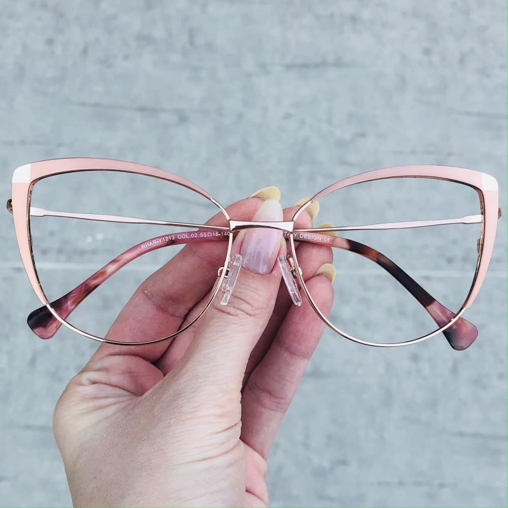 oticagriss oculos de grau em metal gatinho rose 222 1 oticagriss oculos de grau em metal gatinho rose 222 1
