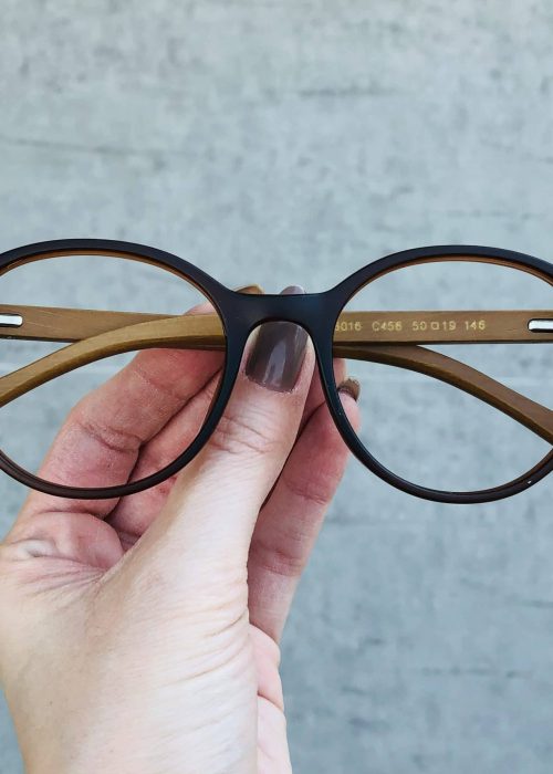 oticagriss oculos de grau redondo marrom 221