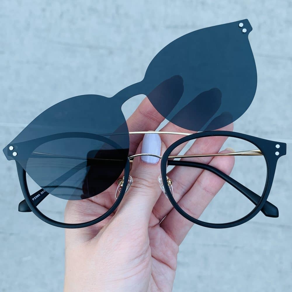 oticagriss oculos clip on 2 em 1 redondo dourado com preto 239 oticagriss oculos clip on 2 em 1 redondo dourado com preto 239