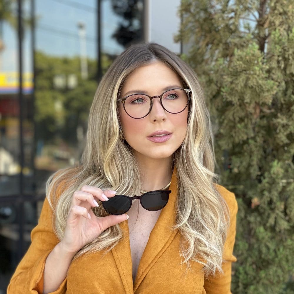 oticagriss oculos clip on 2 em 1 redondo marrom 241 7 oticagriss oculos clip on 2 em 1 redondo marrom 241 7