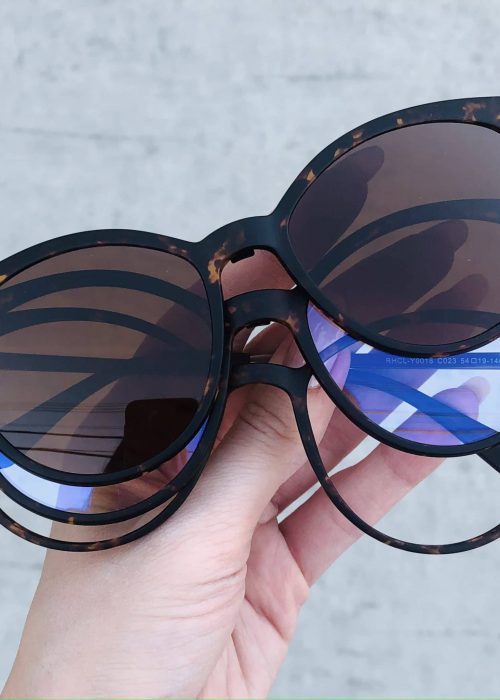 oticagriss oculos clip on 3 em 1 gatinho 230 tartaruga