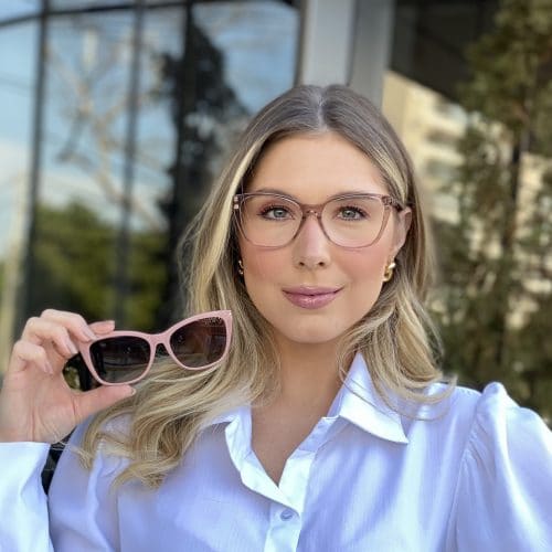 oticagriss oculos clip on em acetato gatinho nude 228 4