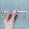 oticagriss oculos de grau em metal gatinho pink 218 oticagriss oculos de grau em metal gatinho pink 218