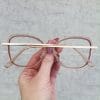 oticagriss oculos de grau em metal quadrado rose 232 1 oticagriss oculos de grau em metal quadrado rose 232 1