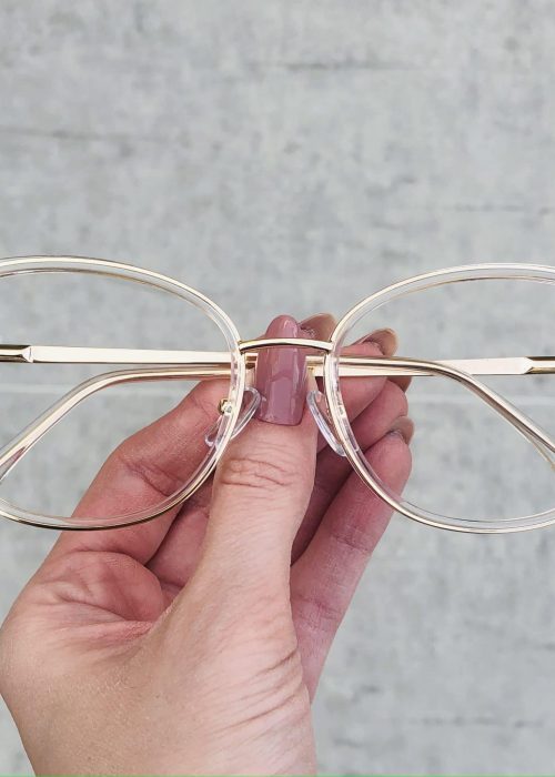 oticagriss oculos de grau em metal quadrado transparente 232