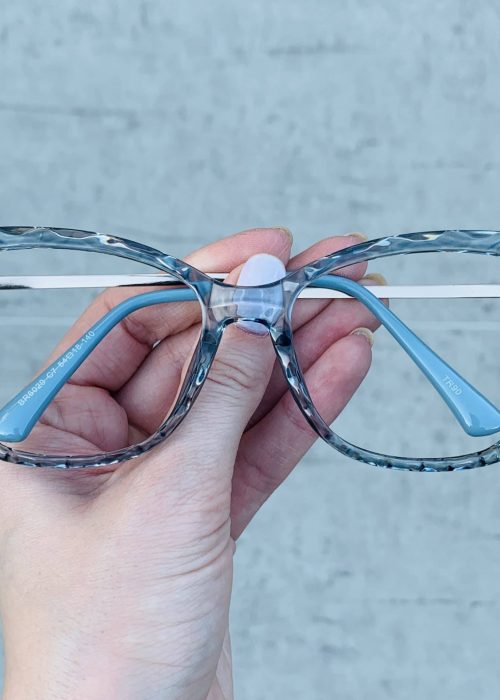 oticagriss oculos de grau gatinho azul 236