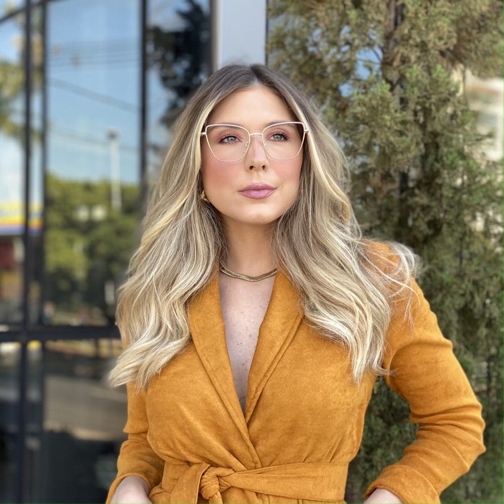 oticagriss oculos de grau gatinho de metal dourado 235 2