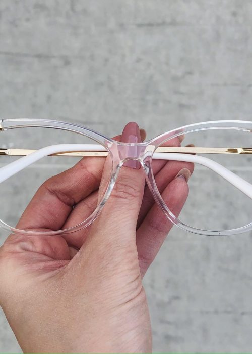 oticagriss oculos de grau gatinho transparente 233