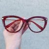 oticagriss oculos de grau gatinho vermelho 240