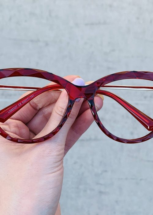 oticagriss oculos de grau gatinho vermelho 240