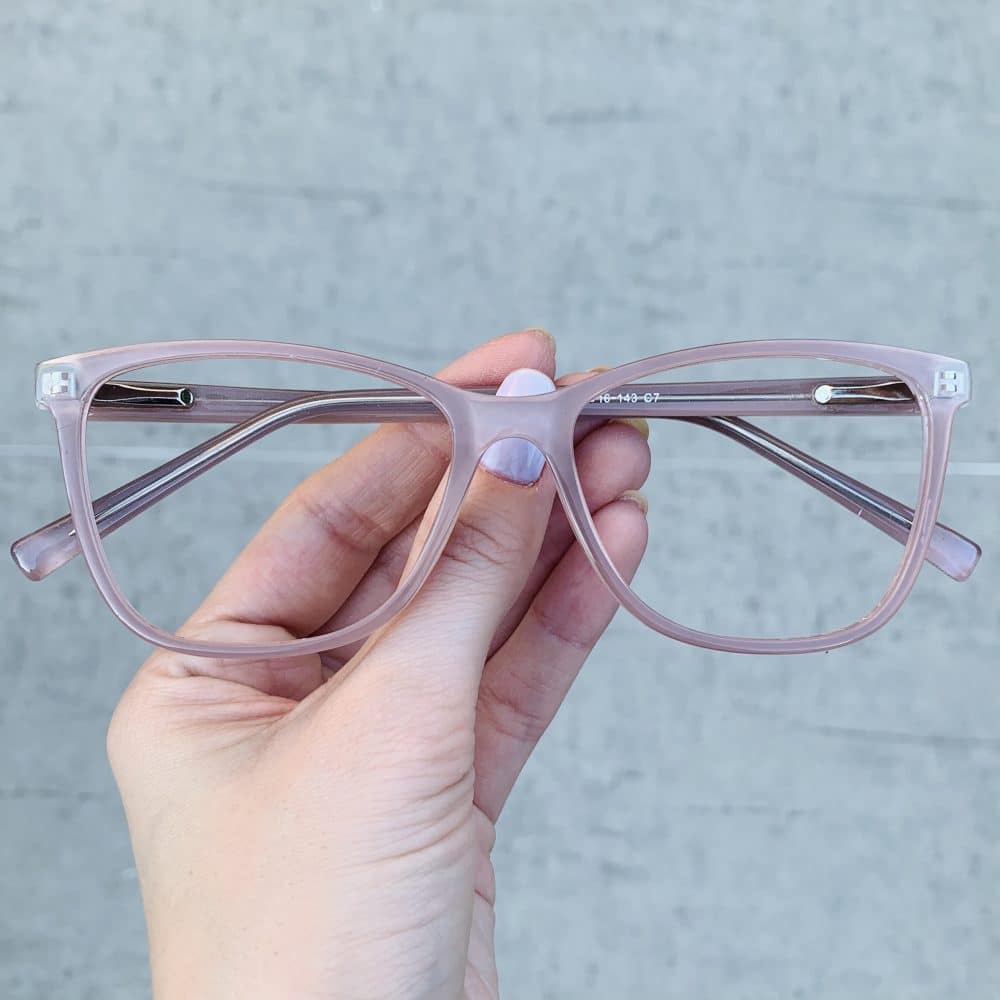 oticagriss oculos de grau quadrado nude 234