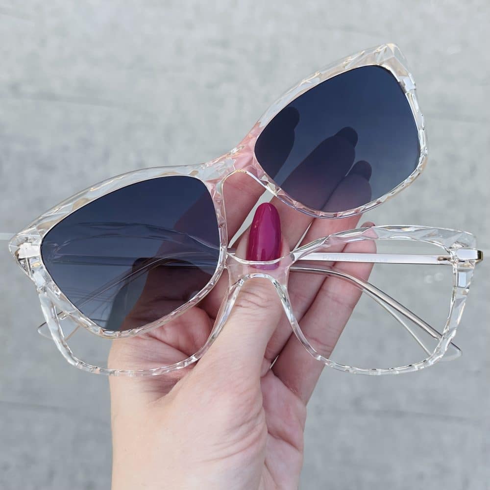 oticagriss oculos clip on 2 em 1 gatinho transparente 252 3