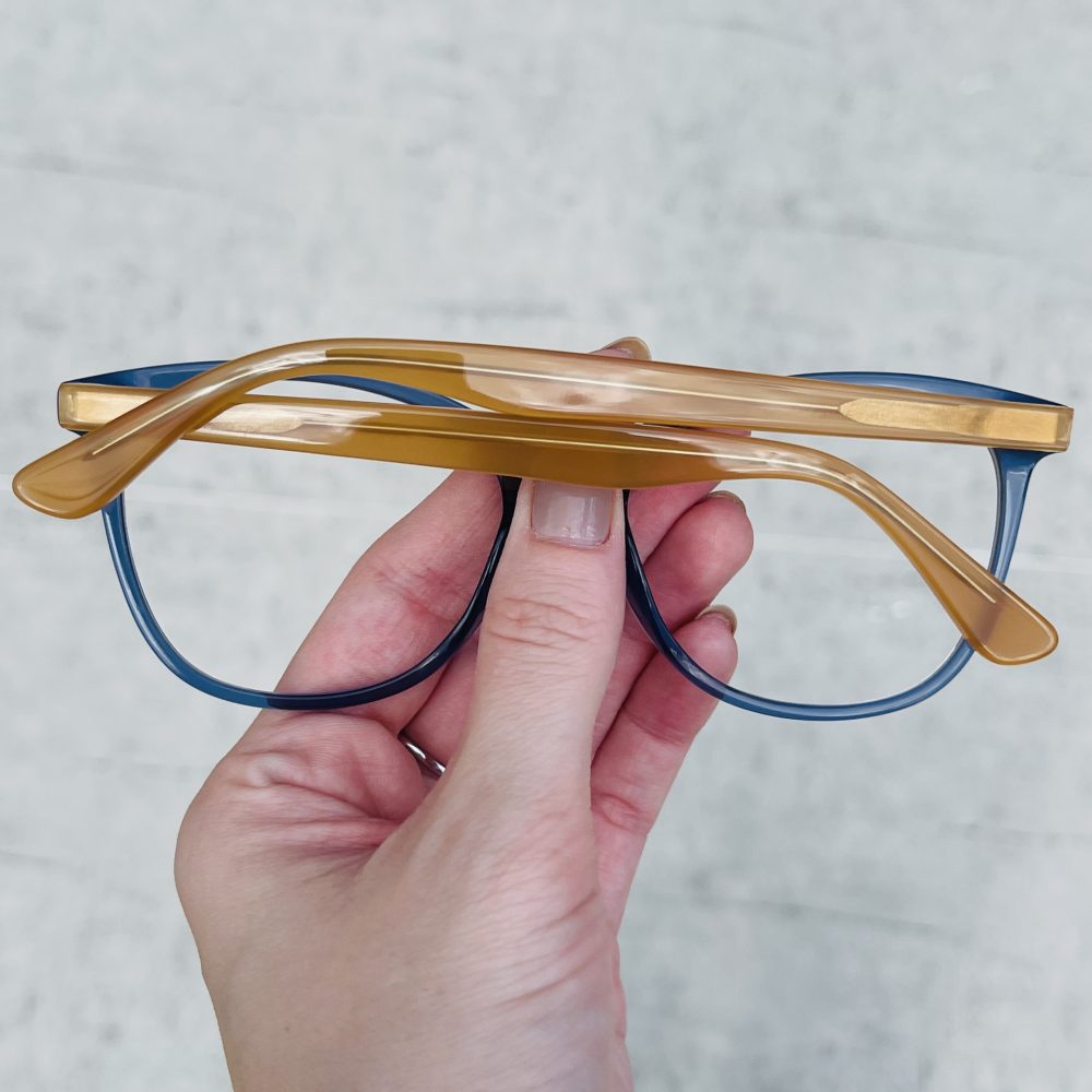 Óculos de Grau Gatinho em Acetato Azul 247