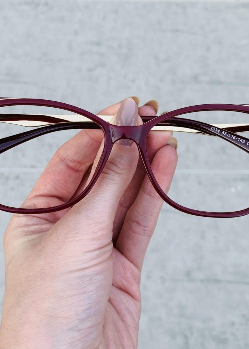 oticagriss oculos de grau gatinho marsala 250