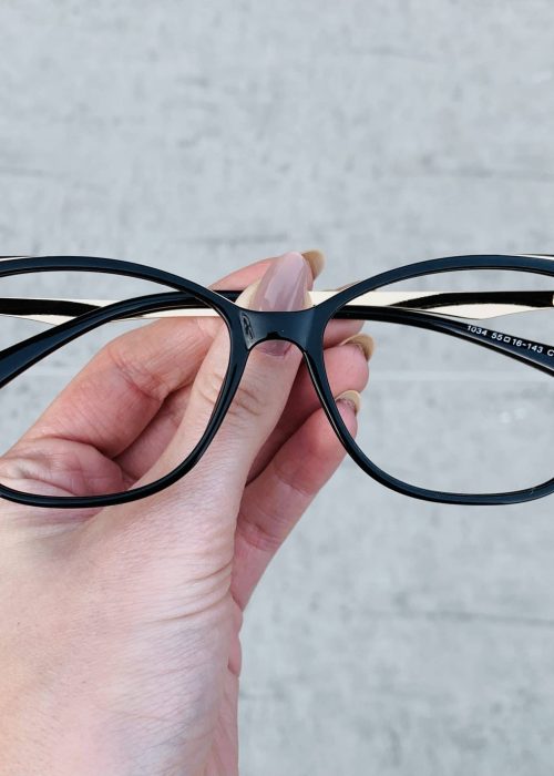 oticagriss oculos de grau gatinho preto 250