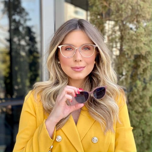 oticagriss oculos clip on 2 em 1 gatinho rosa 260 4