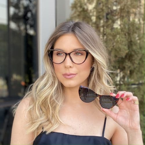 oticagriss oculos clip on 2 em 1 gatinho tartaruga 257 3