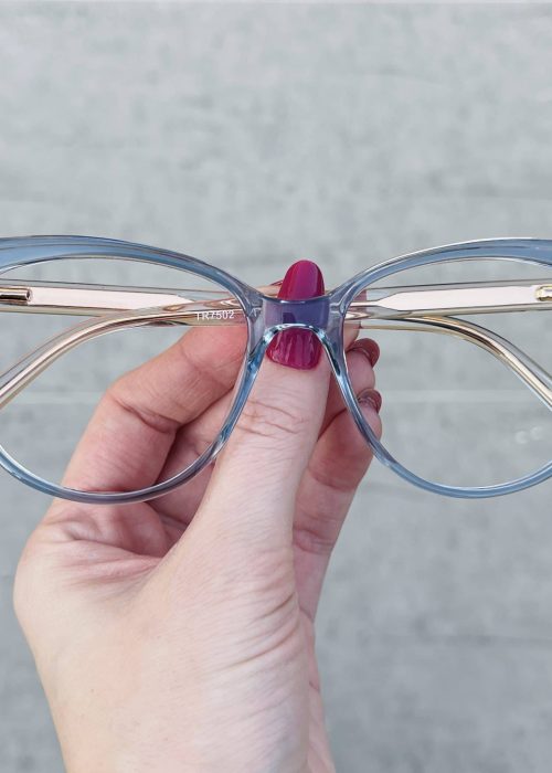 oticagriss oculos de grau gatinho azul 255