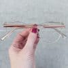 oticagriss oculos de grau gatinho dourado transparente 255 1