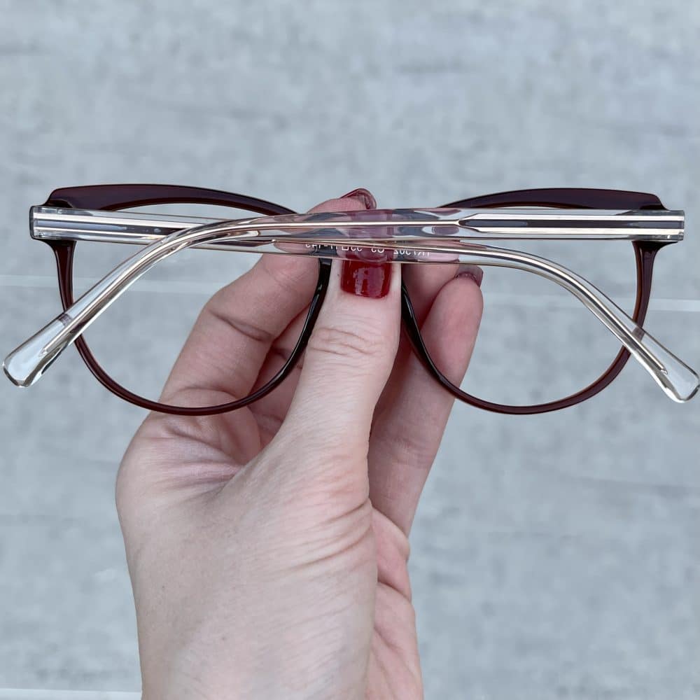 oticagriss oculos de grau gatinho marrom 255 1