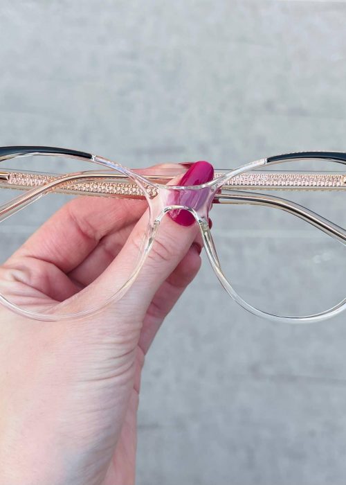 oticagriss oculos de grau gatinho preto com transparente 254