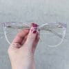 oticagriss oculos de grau gatinho roxo com transparente 254 oticagriss oculos de grau gatinho roxo com transparente 254