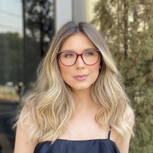 oticagriss oculos de grau gatinho vinho 255 3