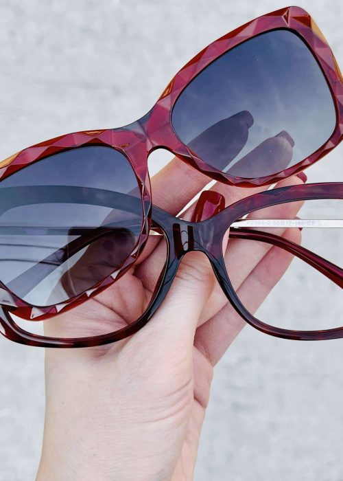 oticagriss oculos clip on 2 em 1 gatinho vermelho 261 7