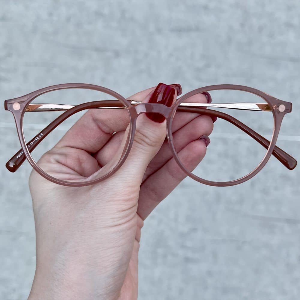 oticagriss oculos clip on 2 em 1 redondo rose 267 oticagriss oculos clip on 2 em 1 redondo rose 267