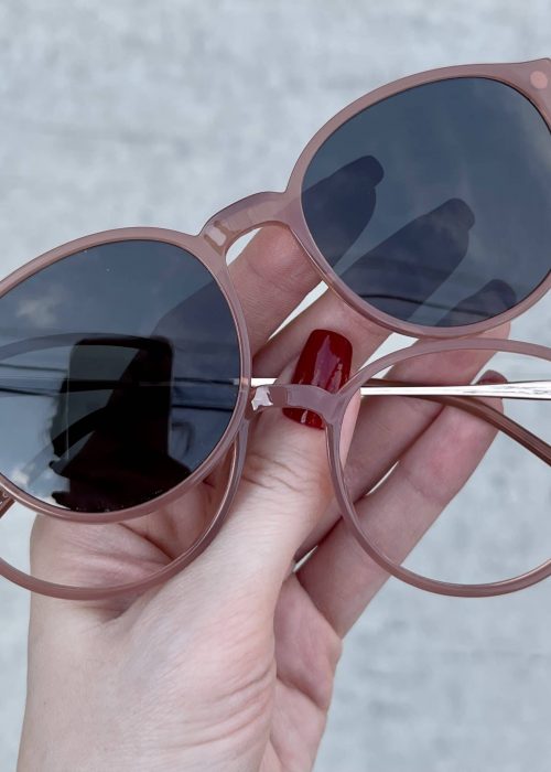 oticagriss oculos clip on 2 em 1 redondo rose 267 2