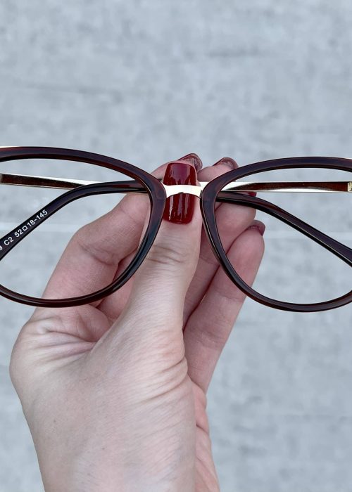 oticagriss oculos de grau gatinho marrom 262 4