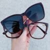 oticagriss oculos clip on 2 em 1 gatinho marrom 271 5 oticagriss oculos clip on 2 em 1 gatinho marrom 271 5